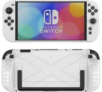 Case For Nintendo Switch 2,Cmprend 1 Protective Case + 2 Handle Cases,Pc + Tpu Composite Materials,Anti-Scratch And Shock Absorbing Full Protection-White