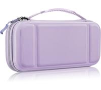 Case for Nintendo Switch OLED 2021 and Switch 2017-Shockproof EVA Carrying Case Travel Case with 10 Game Card Slots.[K25]