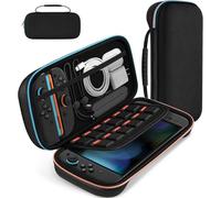 Case for Nintendo Switch Series,Hard Shell Anti-Shock Carry Case with Space,Black