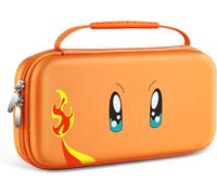 Case for Nintendo Switch Series,Hard Shell Anti-Shock Carry Case with Space,Orange