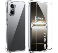 Case For Oneplus Nord Ce5 + 1 X Protective Film,Anti-Yellowing,Shockproof And Scratch-Resistant,Ultra-Thin Soft Tpu Case For Oneplus Nord Ce5