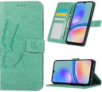 Case For Samsung Galaxy A05S 4G Case, Flip Folio Pu Leather Wallet Magnetic Wallet Card Slots Stand Feature Cover For Samsung Galaxy A05S 4G (6.7"") - Green