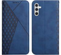 Case For Samsung Galaxy A14 4g/5g, Premium Flip Case Cover Protective Flip Case Magnetic Phone Cover [Card Holder] Shockproof Kickstand Cover (Blue)