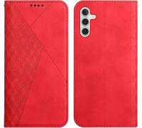 Case For Samsung Galaxy A14 4g/5g, Premium Flip Case Cover Protective Flip Case Magnetic Wallet Phone Cover [Card Holder] Shockproof Kickstand Cover (Red)