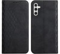 Case For Samsung Galaxy A14 4g/5g, Premium Flip Case Cover With Magnetic Clasp And Card Holder - Shockproof Kickstand Cover (Black)