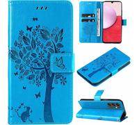 Case For Samsung Galaxy A14 5G/4G, Leather Case Cover With Card Holder Magnetic Flap Stand Flip Case Cover Shockproof Case For Samsung Galaxy A14 5G/4G, Blue