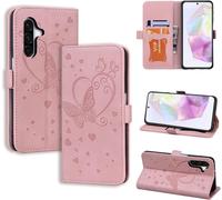 Case For Samsung Galaxy A36 5g Shockproof Protective Leather Magnetic Flip Case Wallet Case Cover For Samsung A36 5g Pink