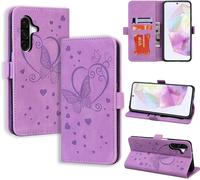 Case For Samsung Galaxy A36 5G Shockproof Protective Leather Magnetic Flip Case Wallet Case Cover For Samsung A36 5G Purple