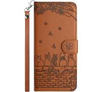 Case For Samsung Galaxy A50/A30s/A50s, Premium Pu Leather Wallet Protective Case Cover With Magnetic Closure, Case With Stand, Brown