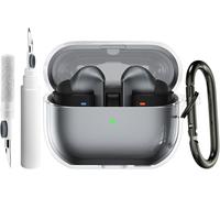 Case For Samsung Galaxy Buds 3 Pro/Buds 3 Women Men, Shockproof Soft Tpu Case, Support Usb-C Charging And Wireless Charging (Transparent)