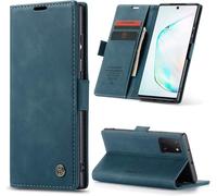 Case For Samsung Galaxy Note 10 Lite Wallet Pu Leather Wallet Cover With Magnetic And Rfid Protection Anti-Theft Folio Cover Samsung Note 10 Lite Case, Blue