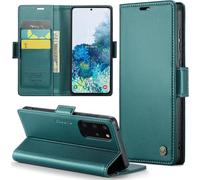 Case For Samsung Galaxy S20 Plus Wallet Pu Leather Wallet Cover With Magnetic And Rfid Protection Anti-Theft Protection Folio Case Cover Samsung S20 Plus Case, Green