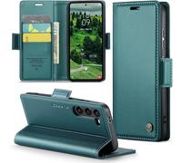 Case For Samsung Galaxy Sa, Wallet Case Cover In Pu Leather With Magnetic And Rfid Protection Anti-Theft Protection Folio Case For Samsung Sa Case, Green