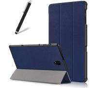 Case for Samsung Galaxy Tab A 10.5 (2018) T590/T595, Slim Lightweight Leather Smart Case with Auto Wake/Sleep, Magnetic Flip Folio Stand Cover, Dark Blue