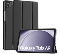 Case For Samsung Galaxy Tab A9 2023 (Sm-X110/X115/117) 8.7 Inch, Tri-Fold Pu Leather Case With Dual Angle Stand Function (Black)