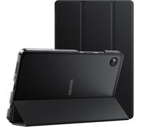 Case for Samsung Galaxy Tab A9 8.7 Inch 2023, Slim Folio Protective Case Cover with Stand Back Translucent Trifold (Black)