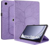 Case For Samsung Galaxy Tab A9+/A9 Plus 11 Inch 2023 Sm-X210/X215/X216 Case Stand 360 Degree Rotating Pu Leather Protective Wallet Case Tablet Case Galaxy Tab A9+ 11 Inch 2023 Purple