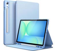 Case for Samsung Galaxy Tab S10 FE / S9 FE 10.9 Inches with S Pen Holder, Slim Folio Stand Protective Tablet Case Cover, Multi-Angle Viewing (Blue)