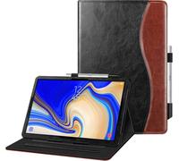 Case for Samsung Galaxy Tab S4 10.5 Inch SM-T830N/T835 2018 ¿ Multi-Angle Protective Case Cover with Auto Sleep/Wake Function, Brown+Black