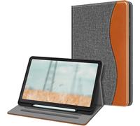 Case For Samsung Galaxy Tab S6 Lite 10.4 Inch 2024/2022/2020 ¿ Multi-Position Case Cover With Front Pocket And Auto Sleep/Wake Function, Grey/Brown