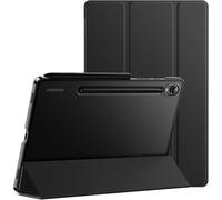 Case for Samsung Galaxy Tab S9 11-Inch, Tablet Protective Case Cover with Translucent Back Trifold Stand, Support S Pen Charging, Auto Sleep/Wake (Black)