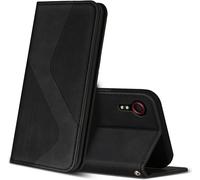Case For Samsung Galaxy Xcover 5, Premium Leather Protective Case Cover With [Card Slots] [Magnetic], Flip Wallet For Samsung Galaxy Xcover 5 (Black)