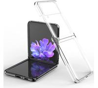 Case For Samsung Galaxy Z Flip 3 5g [Ultra-Slim, Borderless] Transparent Solid Hard Back Shockproof Protective Case [Anti-Yellow] For Galaxy Z Flip3 Case ¿ Hd Clear