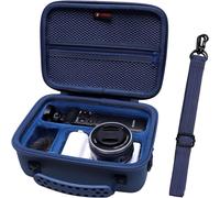 Case for Sony Alpha ZV-E10 ZV-E10L Sony ZV-E10 II Digital Camera Handle Bluetooth Camera with Removable Shoulder Strap, Blue, Cabin Luggage