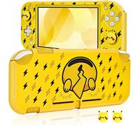 Case for Switch Lite,Pretty Lightning Alien Print Hard PC Protective Case for Switch Lite with 2 Thumb Grip Tips for Switch Lite,Black