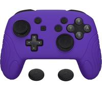 Case for Switch Pro Protection Controller for Nintendo Switch Pro,Case Cover with Joystick Cap,Non-Slip Gradient Blue Purple,Samurai Edition