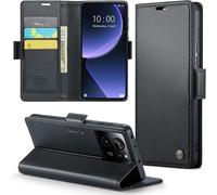 Case For Xiaomi 13T/Xiaomi 13T Pro Case Wallet Pu Leather Wallet Cover With Card Magnetic And Rfid Anti-Theft Protection Folio Cover Xiaomi 13T Pro Case, Black