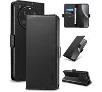 Case For Xiaomi 15 Ultra - [Rfid Blocking ] Luxury Pu Protective Case [Magnetic] [Card Slot] [Stand] Wallet Flip Case, [Black]