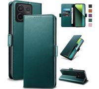 Case For Xiaomi Note 13 Pro 5G - [Rfid Blocking ] Luxury Pu Protective Case [Magnetic] [Card Slot] [Stand] Wallet Flip Case, [Green]