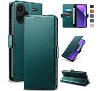 Case For Xiaomi Note 13 Pro Plus/Pro+ 5G - [Rfid Blocking ] Luxury Pu Protective Case [Magnetic] [Card Slot] [Stand] Wallet Flip Case, [Green]