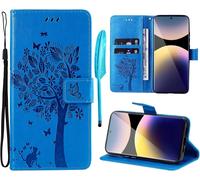 - Case For Xiaomi Note 14 Pro 5g / Poco X7 5g Case Folio Protective Cover Pu Leather Wallet Silicone [Magnetic Closure][Card Slots][Stand Feature]-Blue