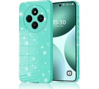 Case For Xiaomi Redmi 14c / Redmi A4 / Poco C75 Glitter, Silicone Glitter Anti-Fingerprint Anti-Shock Protection Camera Slim And Soft Luxury Bling Tpu Case Cover For Redmi 14c, Light Green