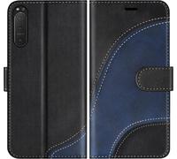 Case For Xperia 5 Ii, Pu Leather Wallet Case, Magnetic Protection Case Cover For Xperia 5 Ii, Black