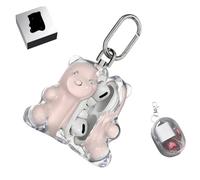 Case Funny Cover，Bear Shaped Protective Case for AirPods Pro 2/3/4，Cartoon Cute Earphone Cover，Soft PVC Design Full，Protective Shockproof，Anti-Scratch，Soft Silicone Cartoon Case (Pink,airpods3)