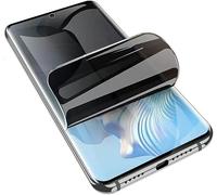 case & glass 2 films hydrogel protecteur d'écran anti-espions compatible avec Umidigi Power 5