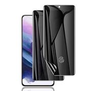 case & glass 2 films hydrogel protecteurs d'écran anti-espions compatibles avec Oppo Reno 8 T 5G