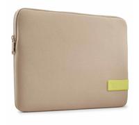 Case Logic Reflect REFPC-113 - Housse d'ordinateur portable - 13.3" - taupe plaza, citron vert Vert
