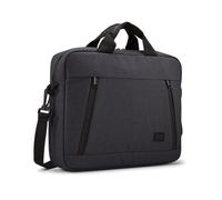Case Logic Huxton HUXA-213 Malette Noire 13.3" Polyester, Compartiment Tablette, Poches Avant, Bandoulière Amovible, 350x70x290mm, 390g