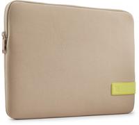 Case Logic Reflect REFPC-113 - Housse d'ordinateur portable - 13.3" - taupe plaza, citron vert Vert