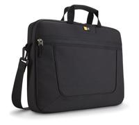 "Laptop Attache" Sacoche pour ordinateur portable 15.6", avec fermeture éclair, rembourré, poignées rembourrées, bandoulière amovible, poche à fermeture éclair externe, dimensions 41.9 x 7.1 x 36.8 cm, couleur noir, garantie 25 ans