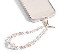 Case-Mate Breloque pour téléphone avec perles et cristaux - Lanière détachable - Poignet mains libres - Poignée de téléphone réglable - iPhone 14 Pro Max/ 13 Pro Max/ 12 Pro/iPhone 11 - Crystal Pearl