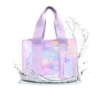Case-Mate Sac fourre-tout de plage pour femme - Sac fourre-tout à bandoulière avec pochette pour téléphone, design anti-basculement et sangle en jacquard - Grand sac à main de voyage pour la plage, la