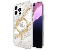 Case-Mate Coque magnétique Premium pour iPhone 16 Pro Max [Compatible avec MagSafe] - Élégante Coque en marbre avec Protection Contre Les Chutes de 3,6 m - Karat Granite