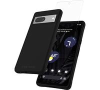 Case-Mate Coque pour Google Pixel 7A avec Protecteur d'écran (FlexiShield) [6,1", 2023] [Protection Contre Les Chutes de 3,7 m [Chargement sans Fil] Coque de téléphone Robuste Noire pour Google Pixel
