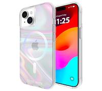 Case-Mate Coque pour iPhone 15 - Bulle de Savon [Protection Contre Les Chutes de 3,6 m] [Compatible avec MagSafe] Coque magnétique avec Effet Tourbillon irisé pour iPhone 15 6,1", Anti-Rayures,