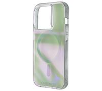 CASE-MATE Coque pour iPhone 15 Pro - Bulle de Savon [Protection Contre Les Chutes de 3,7 m] [Compatible avec MagSafe] Coque magnétique avec Effet Tourbillon irisé pour iPhone 15 Pro 6,1", Fine,